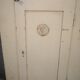 Vintage wooden pantry, old kitchen furniture