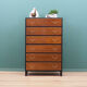 Walnut chest of drawers, Danish design, 60s, made in Denmark