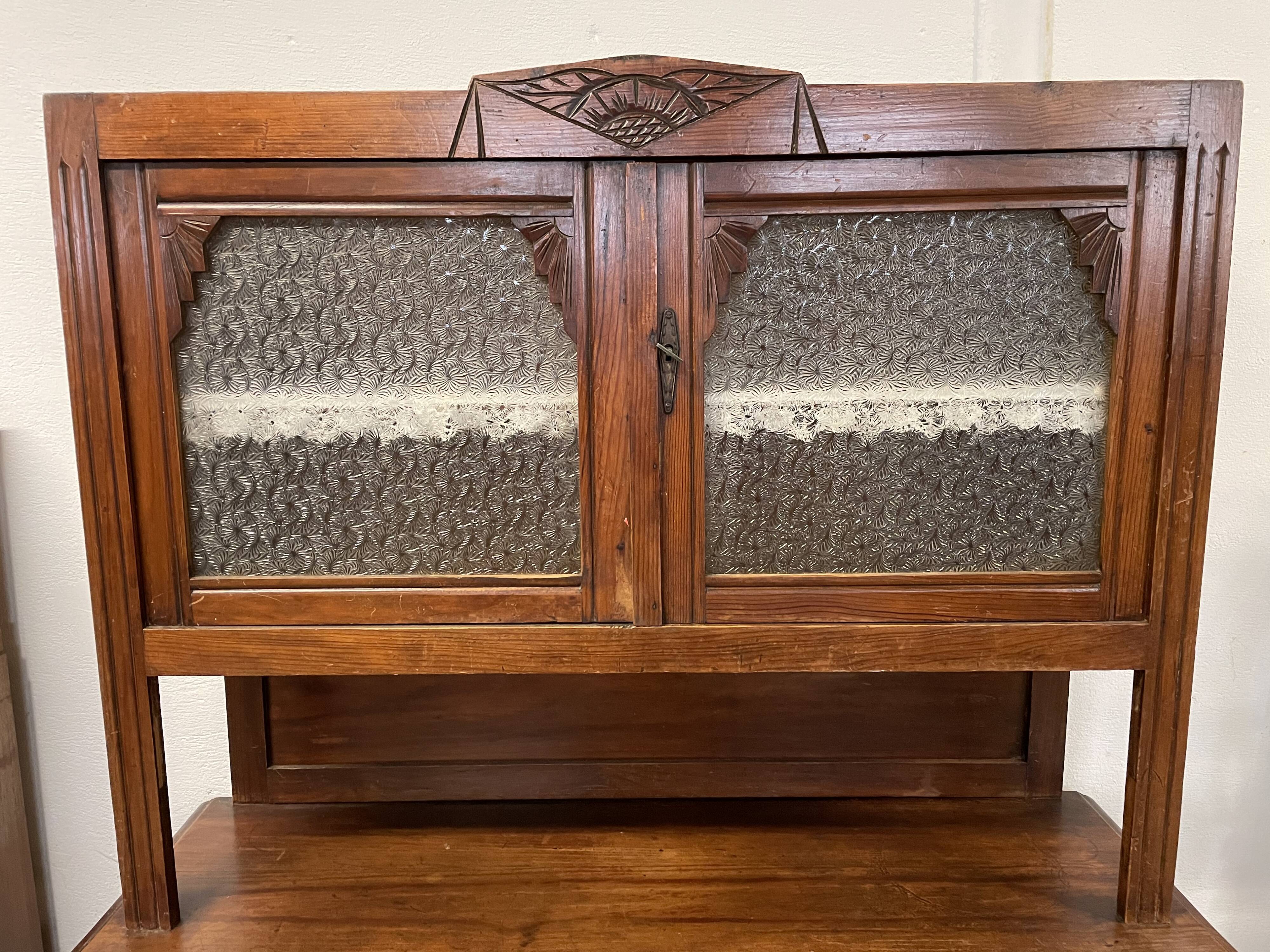 Old art deco kitchen furniture buffet
