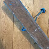 Wall-mounted coat rack with 7 hooks, length 191 cm
