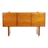 1960s Italian teak enfilade with sculptural frame