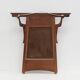 Art Nouveau Oak Coat Rack with Mirror and Floral Carvings, Belgium, circa 1