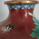 Large cloisonné lamp 77 a 100 cm of H , TBE