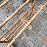 Vintage pedestal towel rack 1900