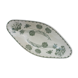 Ravier in iron earth model "Geranium", Sarreguemines