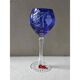 Series of 6 colorful Lorraine crystal roemers