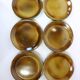 Vintage service plates and serving trays, 39 pieces, silk-screened.