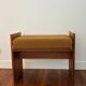 Wooden stool in minimalist style