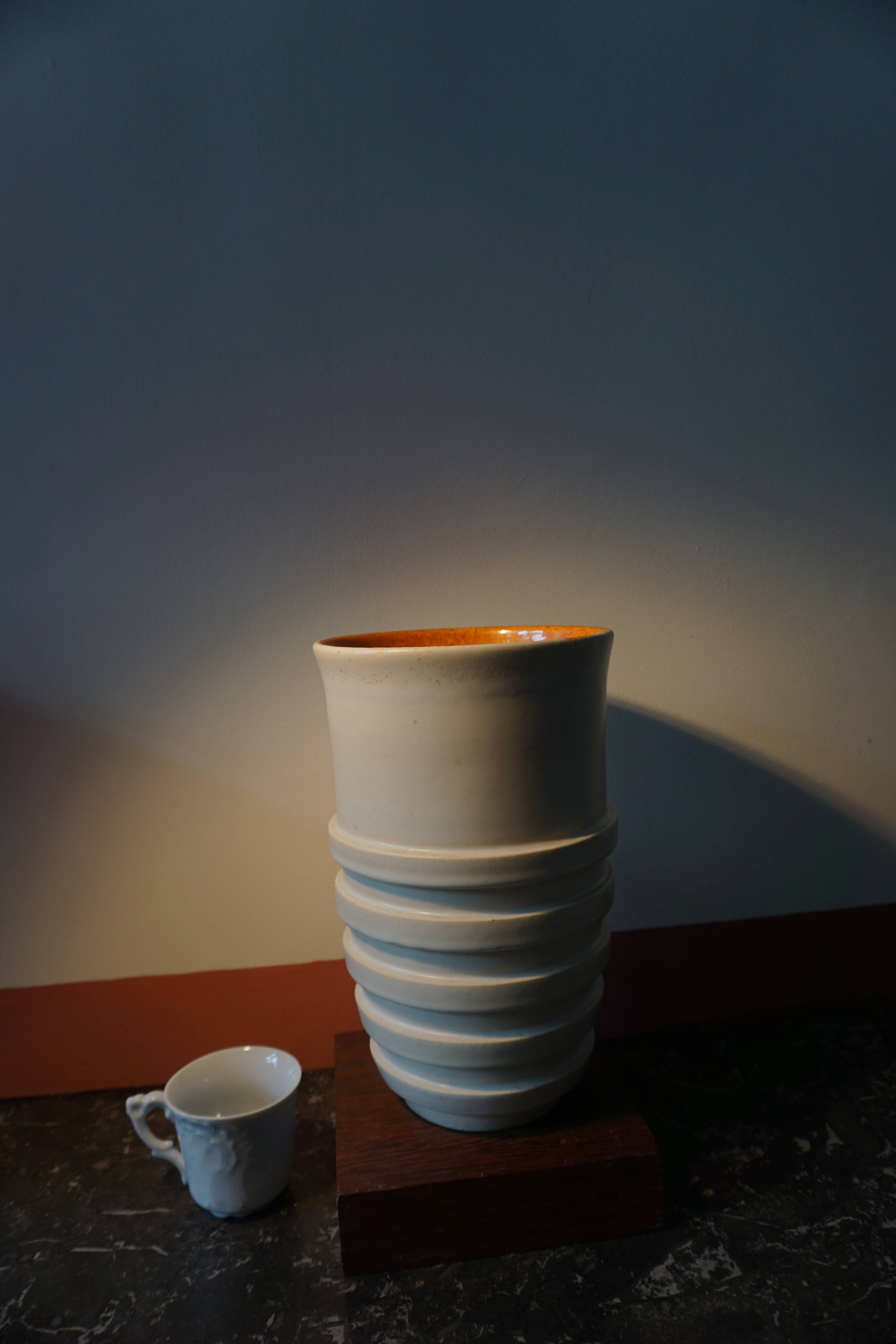 Vase from the 50s and 60s signed Ferjac France