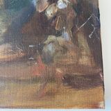 Oil on canvas bouquet of flowers