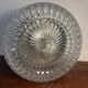Plafonnier suspension XL verre ciselé esprit diamant