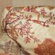 Antique Howard & Sons canapé, Aesthetic Movement, claw and ball feet, chinoiserie fabric.