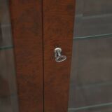 Vitrine fonctionnaliste art deco, années 1930, tchécoslovaquie