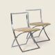 Luisa chairs in chrome steel