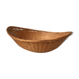 Wicker basket / rattan 70s