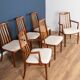 Retro teak 1960s mid century dining table & 6 chairs by G plan Victor Wilkins
