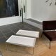 Paire de tables basses vintage trays Katell