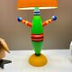 Lampe de table Totem design Olivier Vilatte vintage années 80 Memphis style