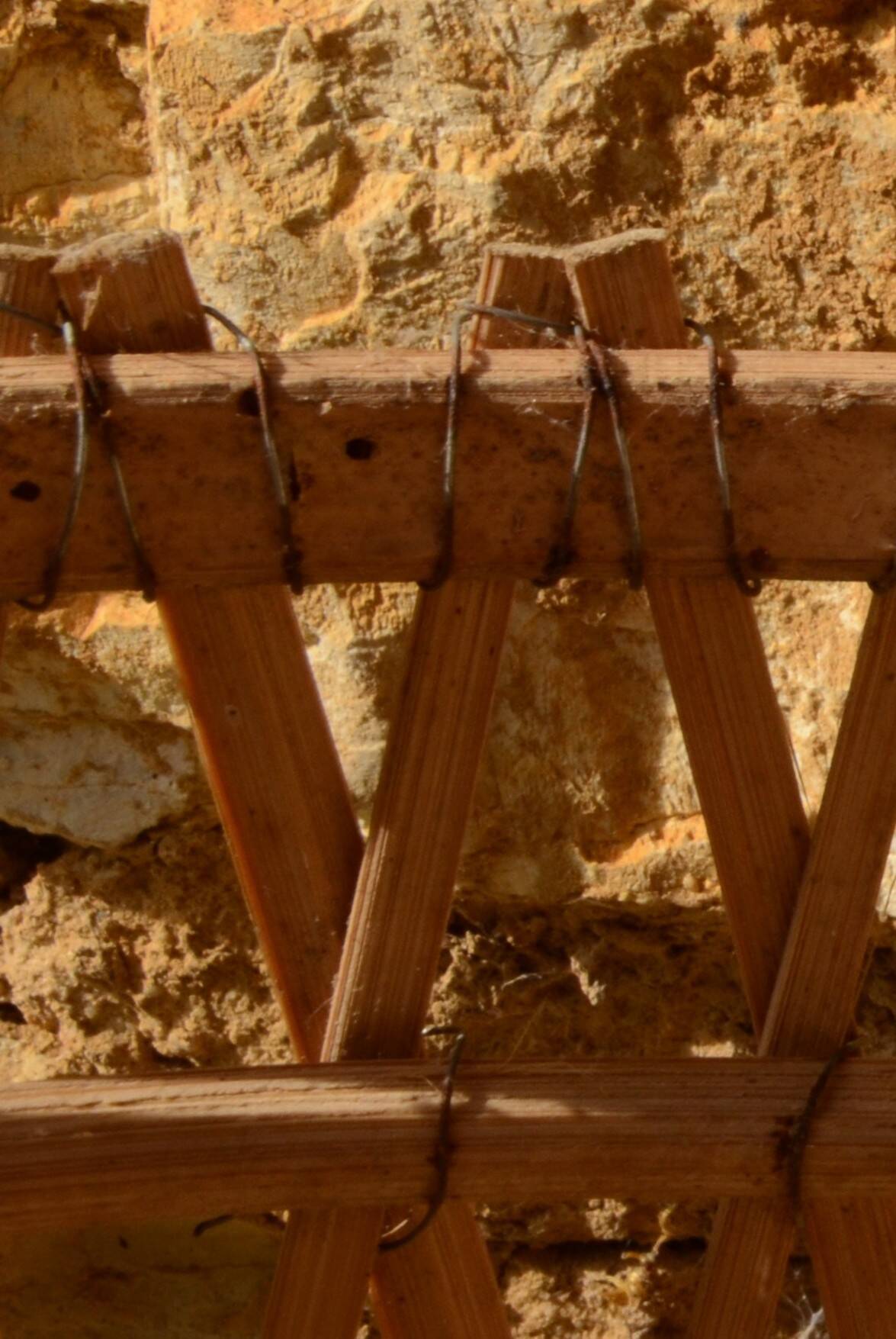 Large rattan pendant light, handmade, 55x40cm