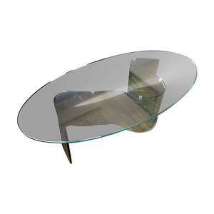 table basse en verre - roche bobois