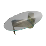 Roche Bobois glass coffee table