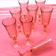 8 flûtes à champagne rose