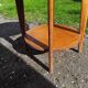 Gueridon vintage placage chêne