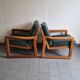 Pair of Scandinavian armchairs by Poul Jeppesen for Holstebro Mobelfabrik