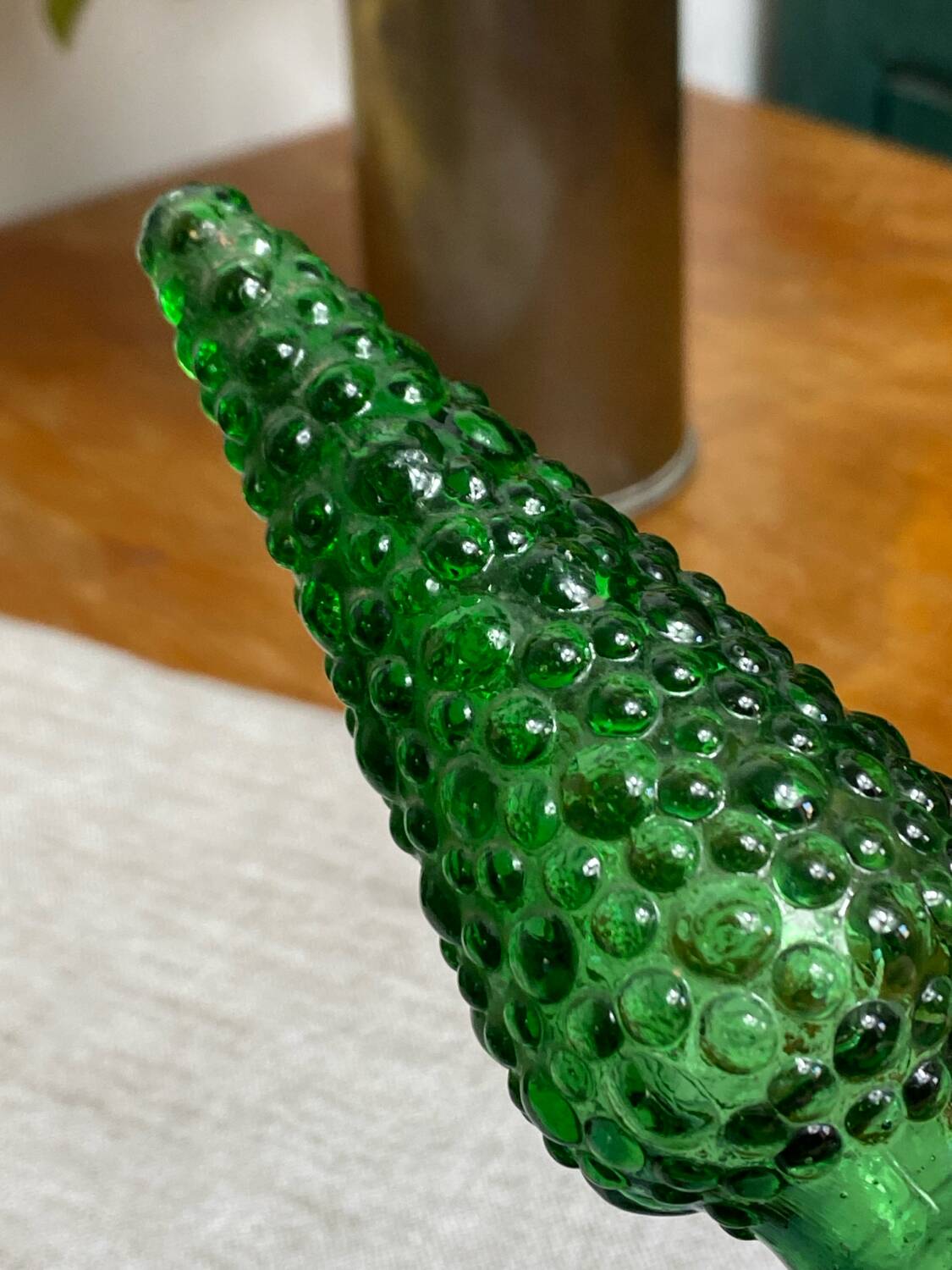 Vintage Empoli glass carafe from Italy