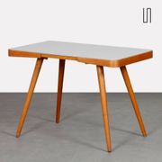 Wooden and glass table by Jiri Jiroutek, 1960