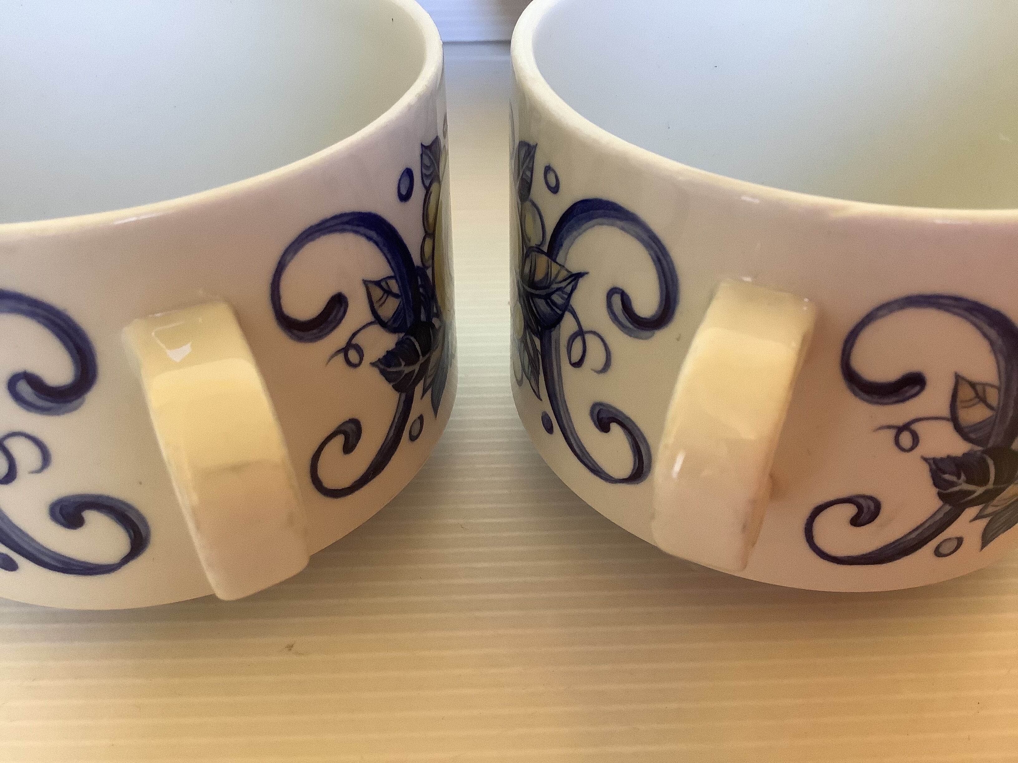 Pair large cups cadiz villeroy and boch