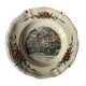 Obernai plate by henri loux sarreguemines earthenware factory