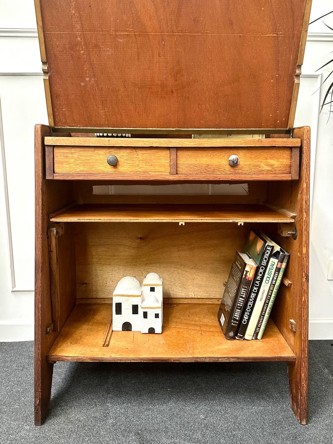 Meuble secrétaire style Raclem