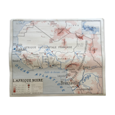 Wall geography map