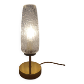 Lampe verrerie Arlus texturée