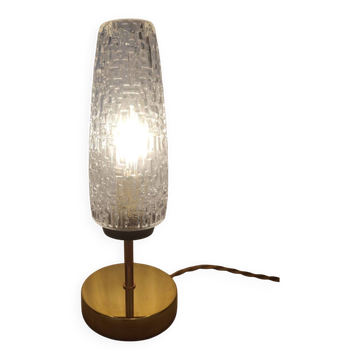 Arlus textured glass lamp