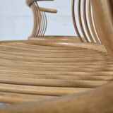 Pair of Herbert Ohl chairs for Lubke, 1980s