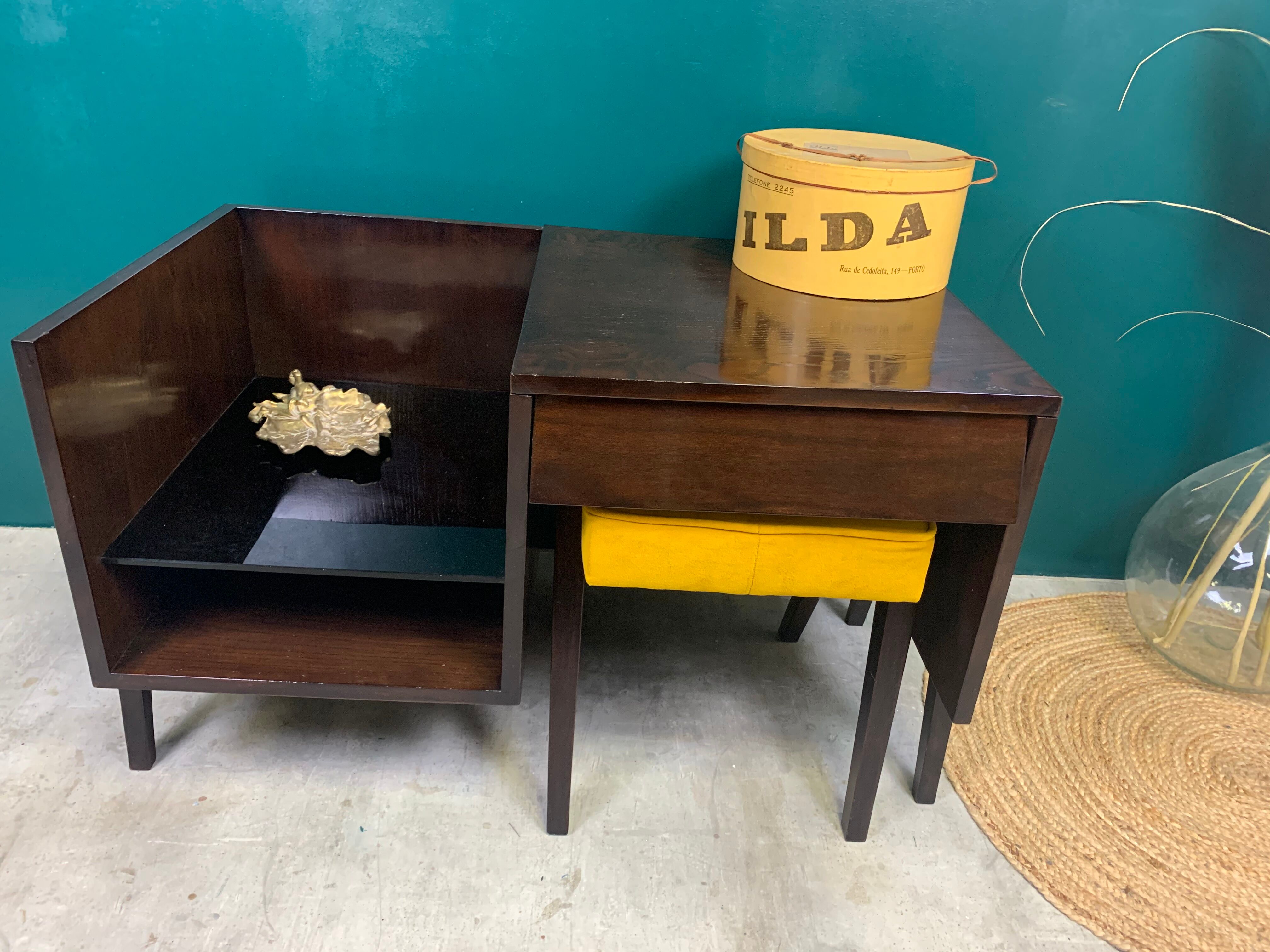 Vintage dressing table with her seat