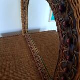 Rattan dressing table and stool