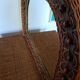 Coiffeuse rotin et son tabouret