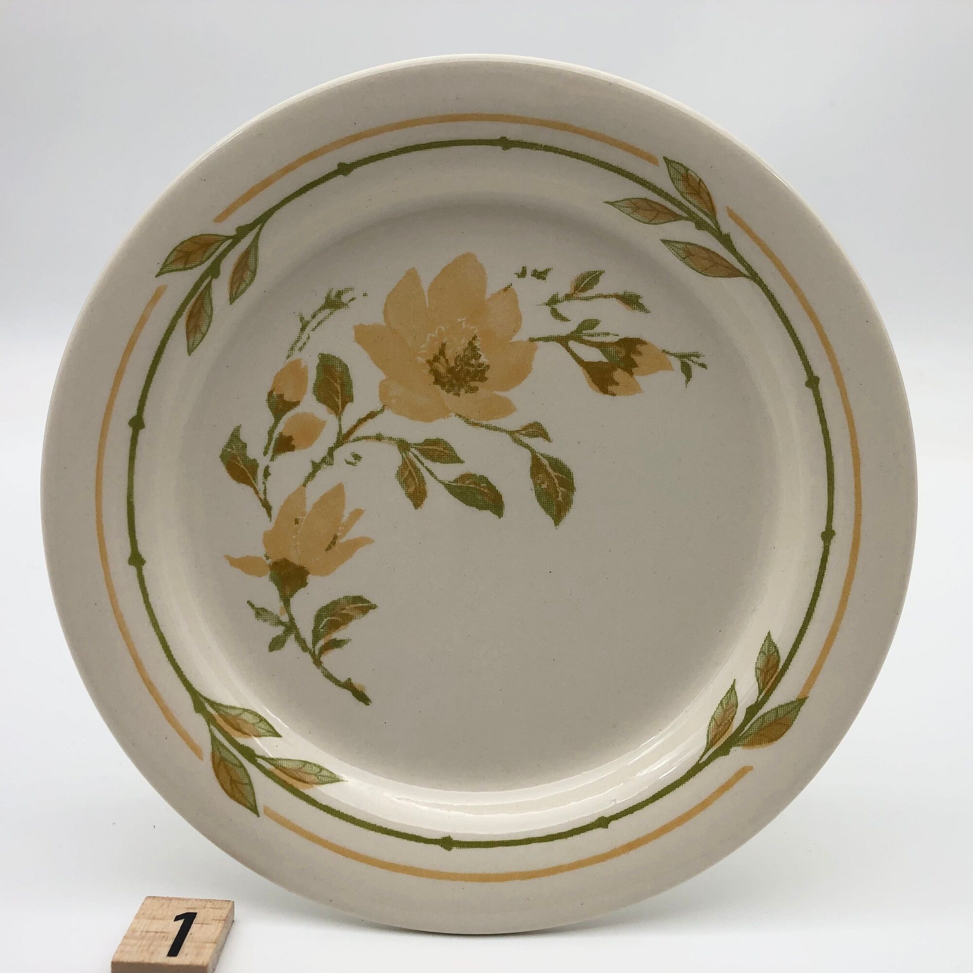 6 Dessert plates stamped "EIT-England"