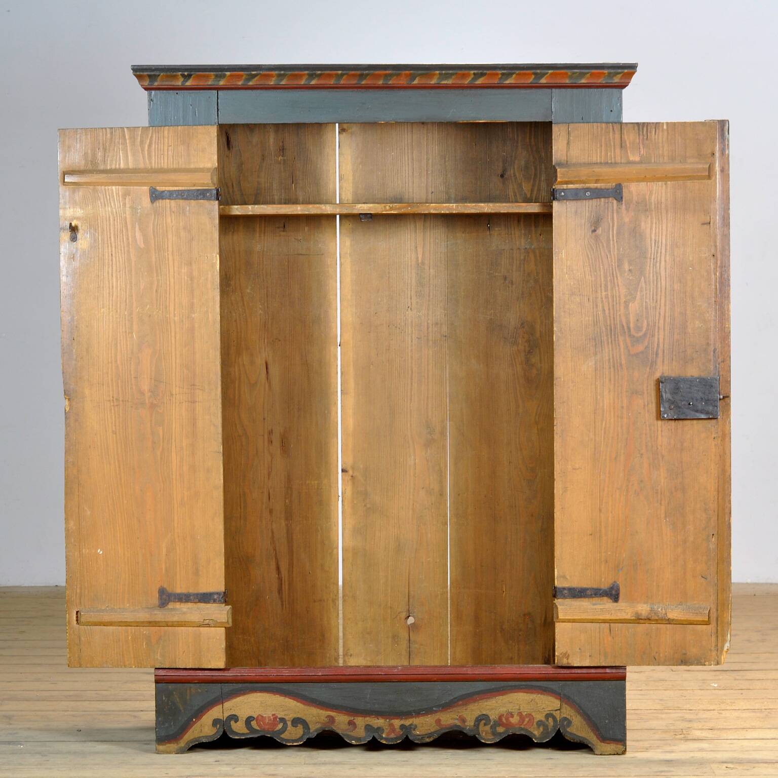 German folk art bridal armoire, 1809