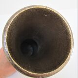 Solid bronze vase brutalist 70s