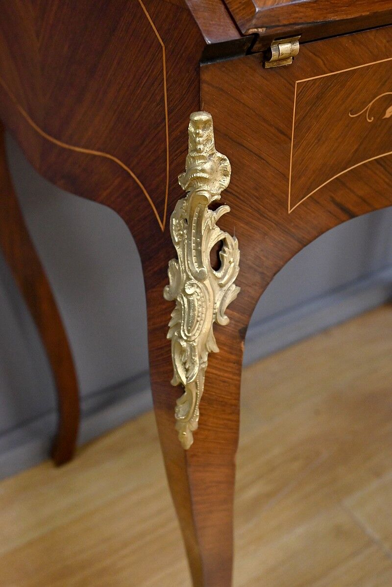 Writing desk in rosewood, Napoléon III period – 2nd half of the 19th century
