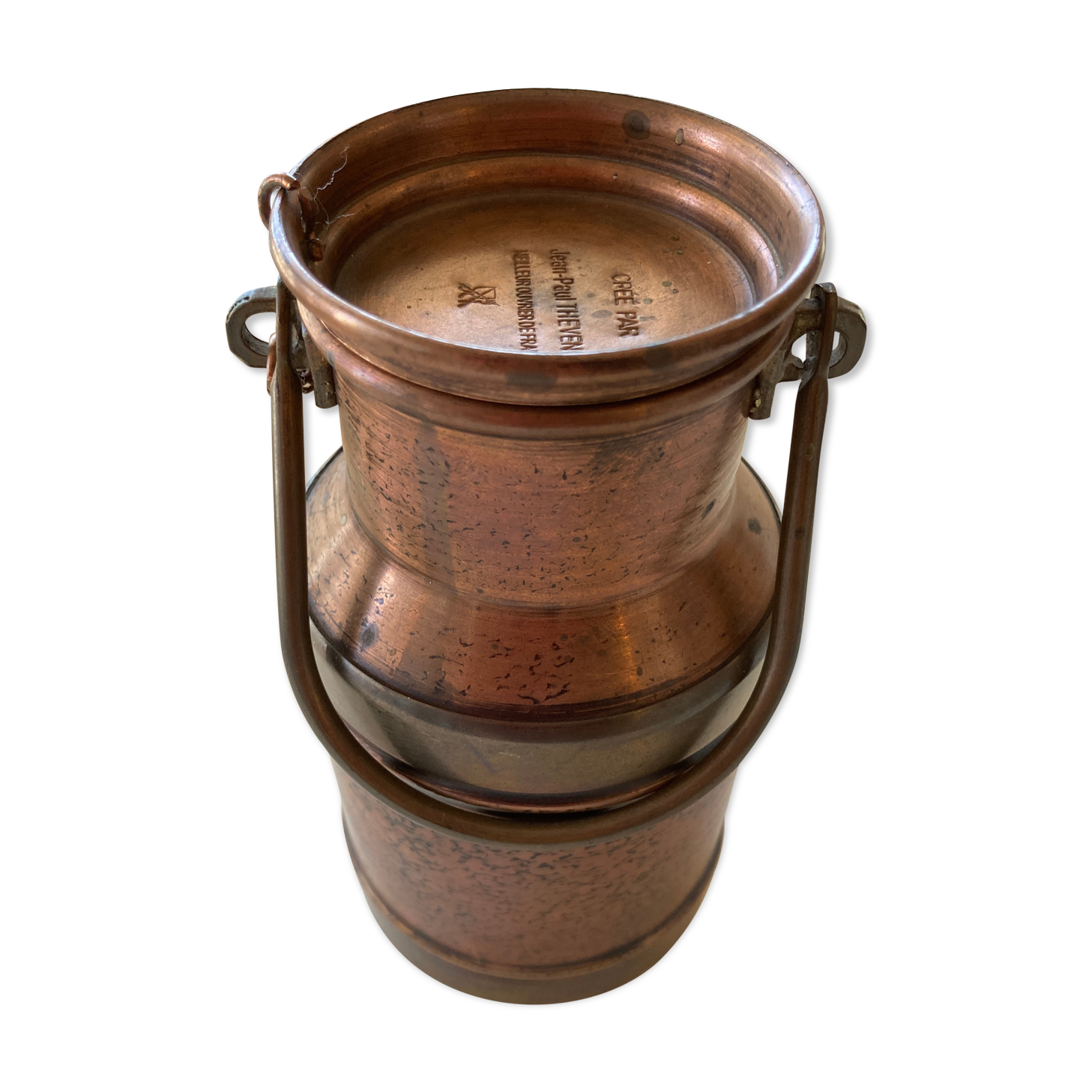Copper milk pot