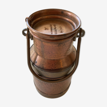 Copper milk pot