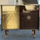 Vintage 60s TV console bar