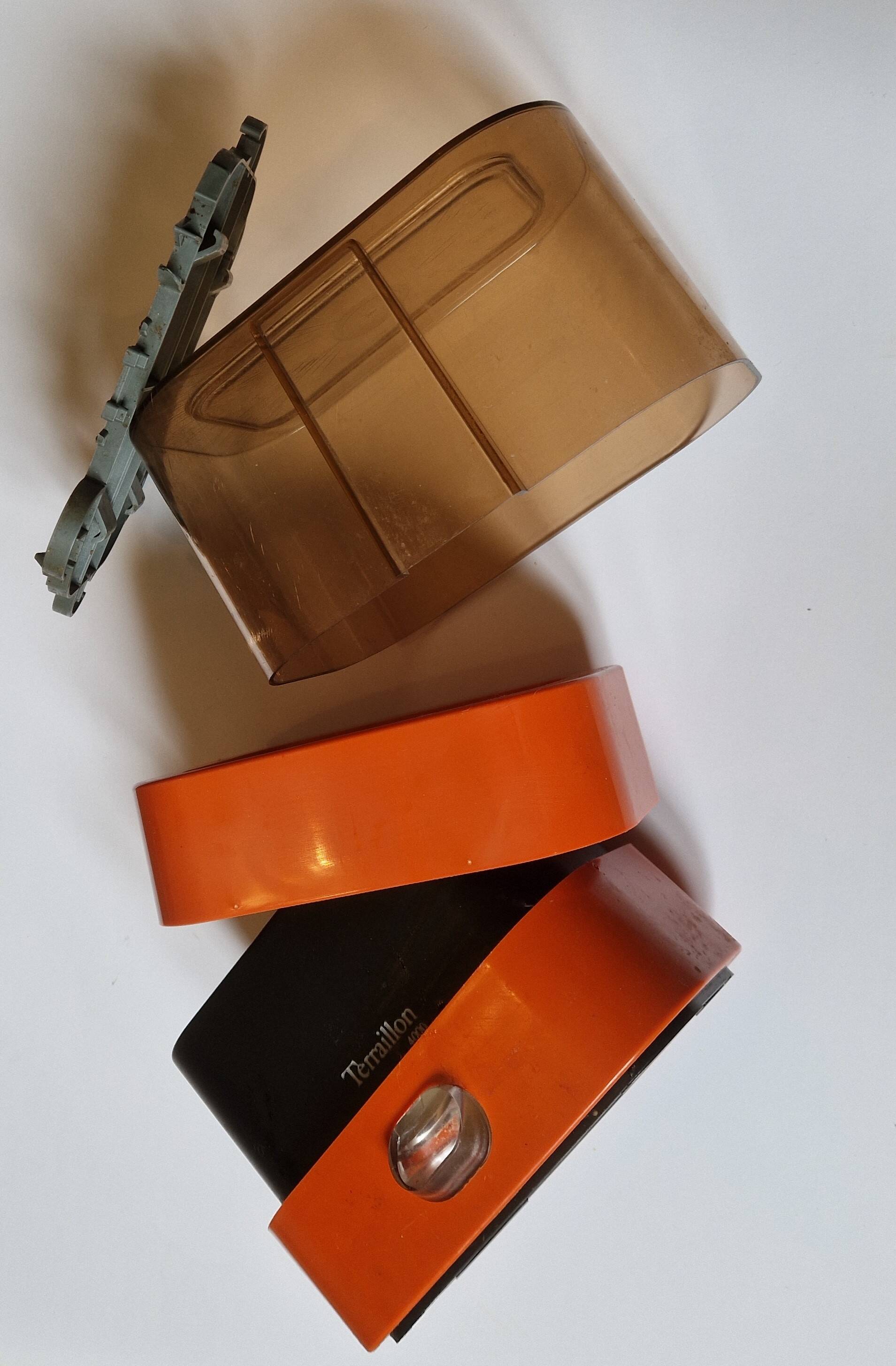 Terraillon 4000 orange kitchen scale vintage 1970