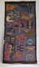 Handwoven Peruvian wall tapestry, zoomorphic motifs, 120 x 60 cm