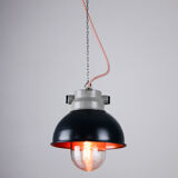 Vintage antracite industrial hanging light from TEP